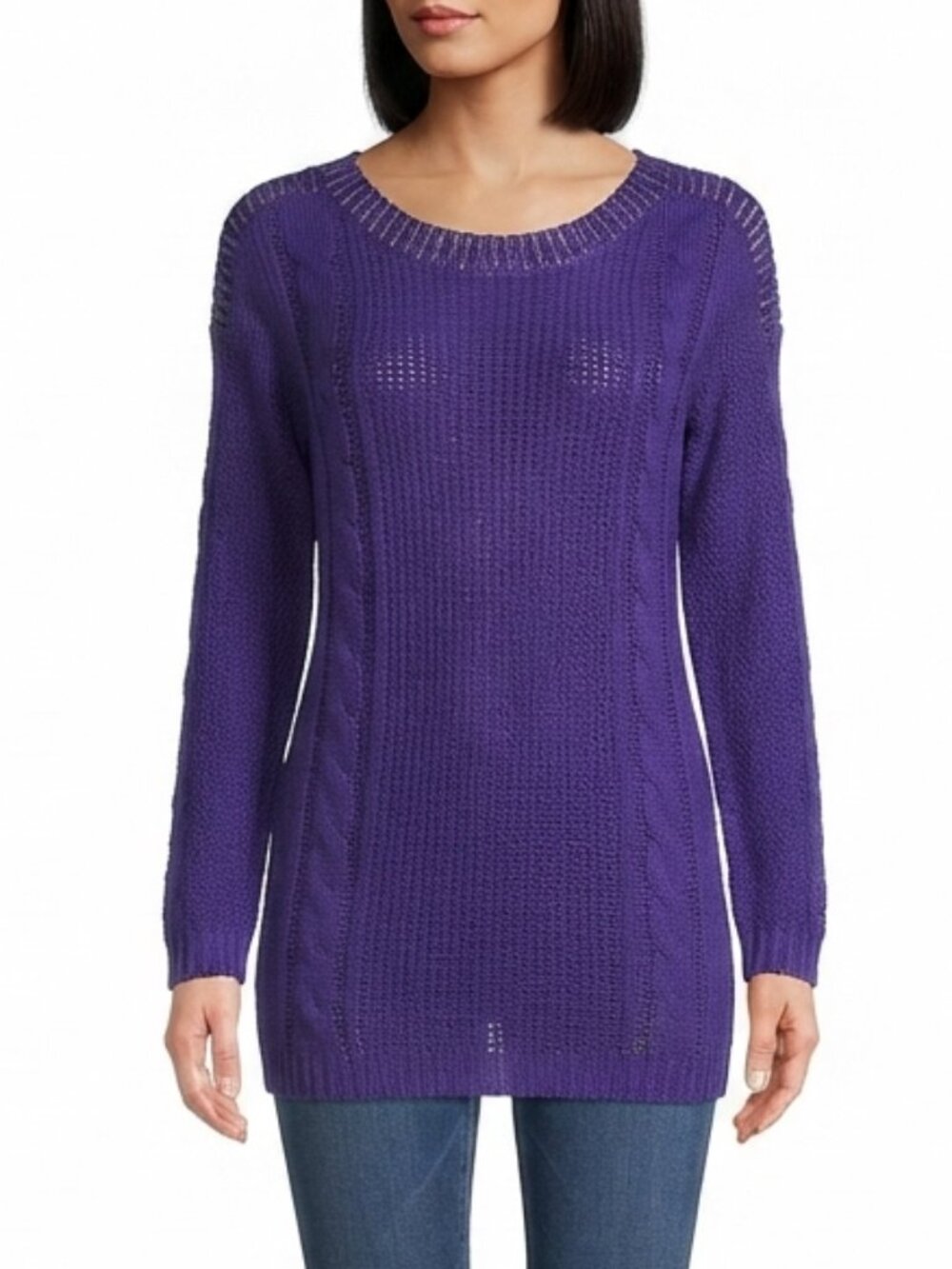 Dex Relaxed Fit Cobalt Sweater w/Metallic Details NEW- Sz. Sm